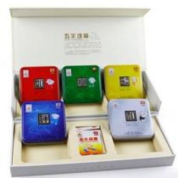 001 五羊颂福礼盒装茶品图