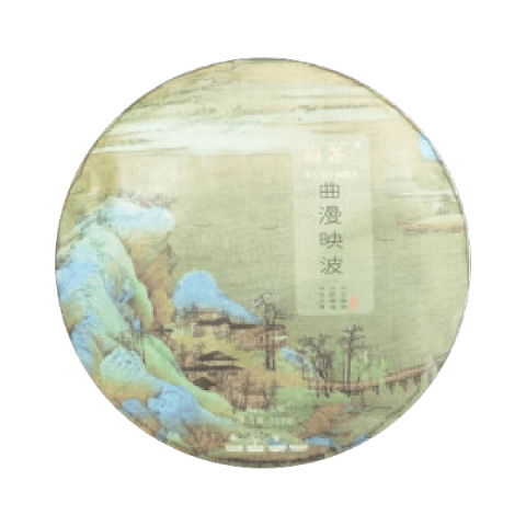 曲漫映波茶品图