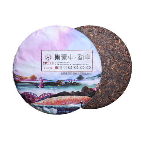 集豪屯 勐享 普洱茶熟茶 357g茶品图