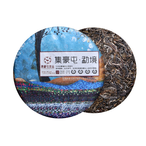 集豪屯 勐境 普洱茶生茶 200g茶品图