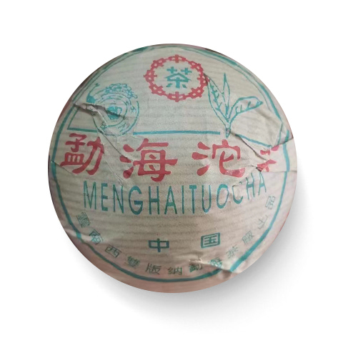 2002年 勐海红丝带青沱100克茶品图