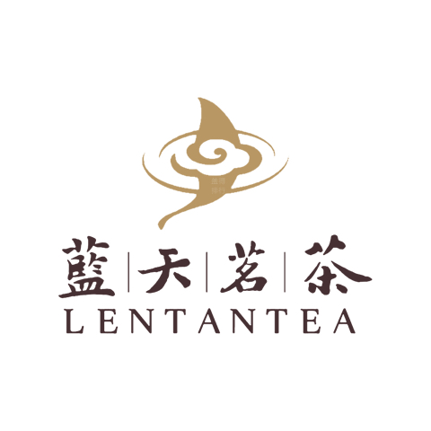 蓝天茗茶品牌标识