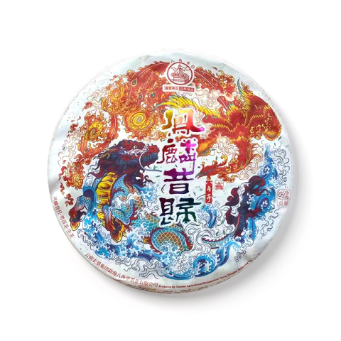 凤麟昔归茶品图