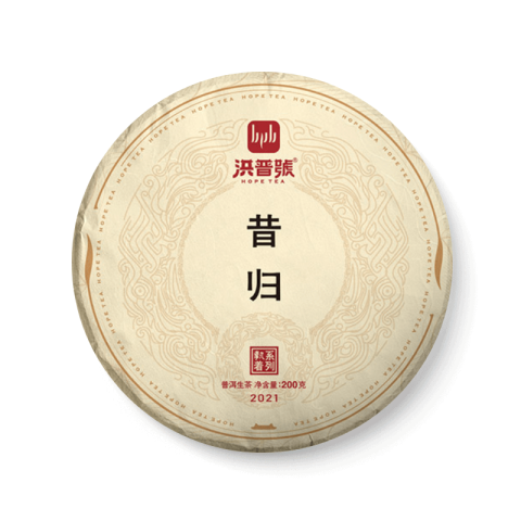 执着系列 谷花昔归茶品图
