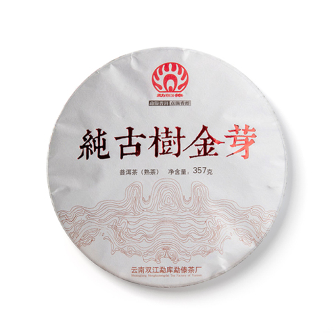 纯古树金芽茶品图