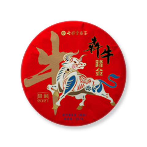 犇牛踏金茶品图