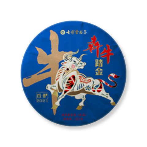 犇牛踏金茶品图