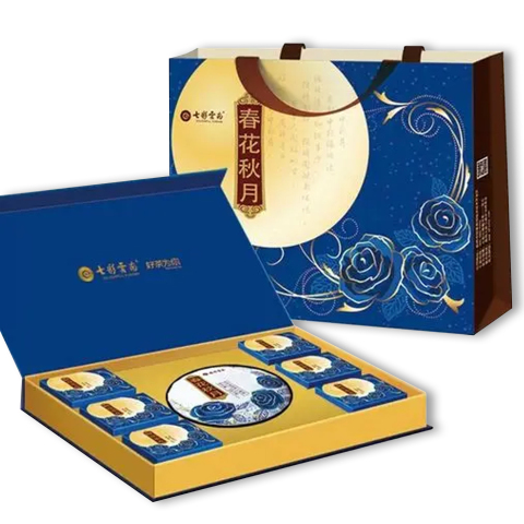 春花秋月茶品图