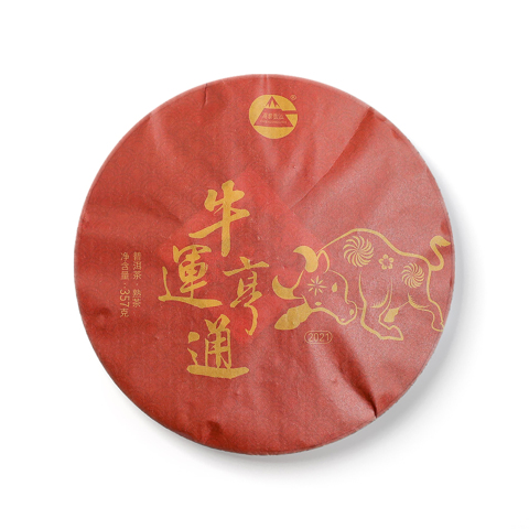 牛运亨通茶品图