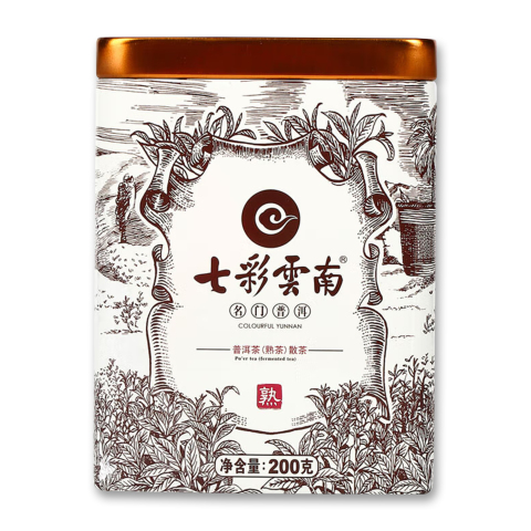 七彩云南名门普洱(散茶)熟茶茶品图