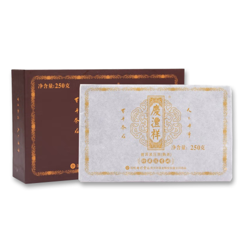 珍藏陈香砖茶品图