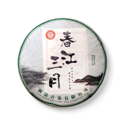 春江三月大饼茶品图