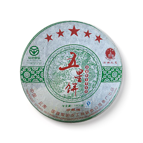 五星饼茶品图