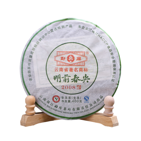 2008年明前春尖400g茶品图