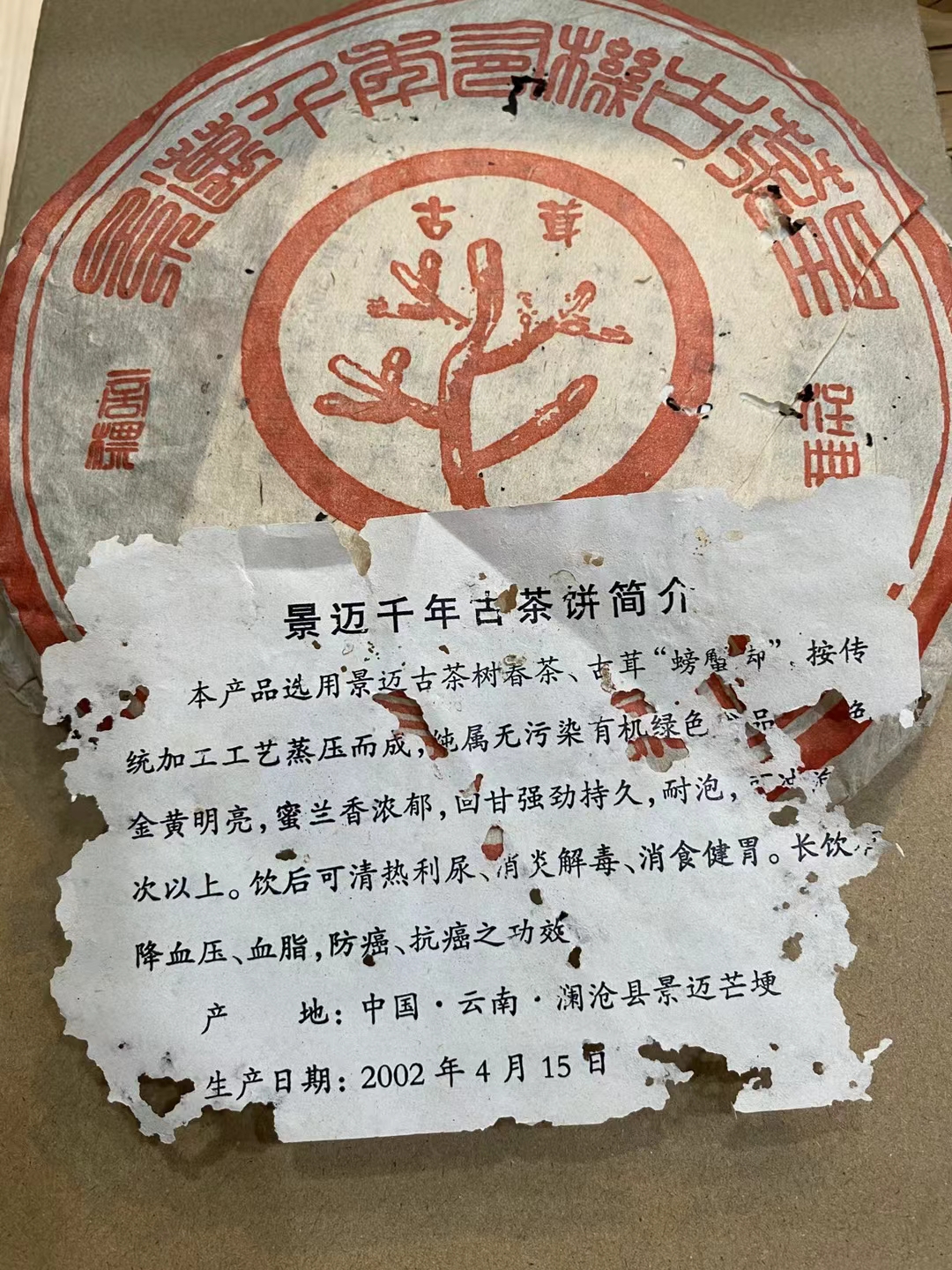 02年景迈千年老树古茶皇
《景迈老树茶-春茶》古茸配图3