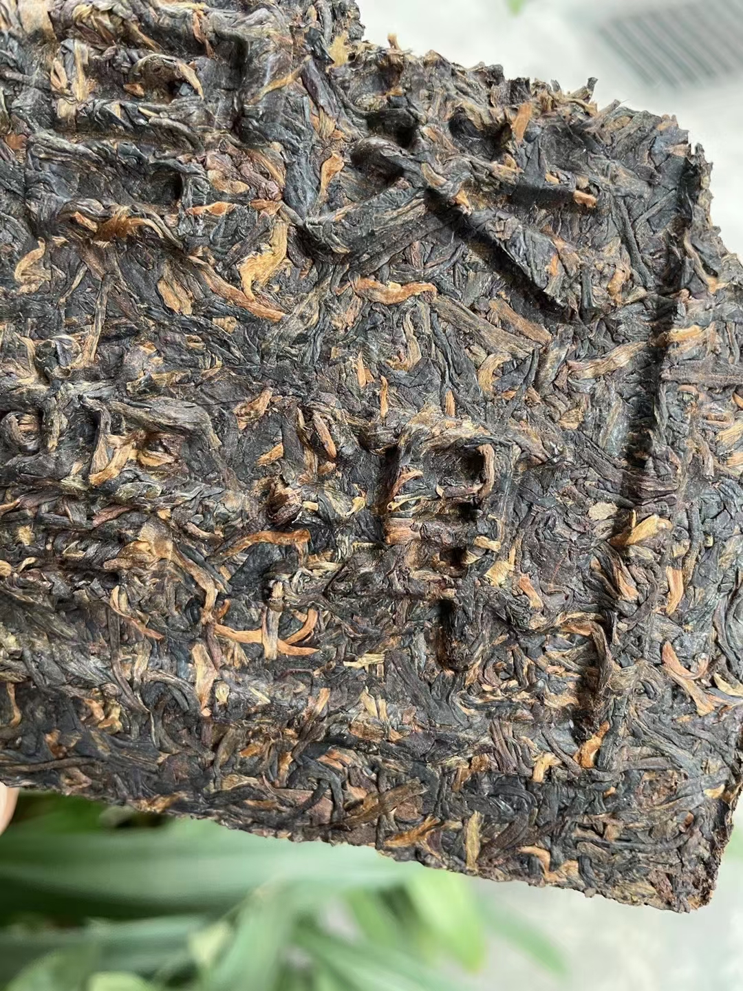 1999年昆明陈年普洱茶厂,宫廷普洱青砖配图2