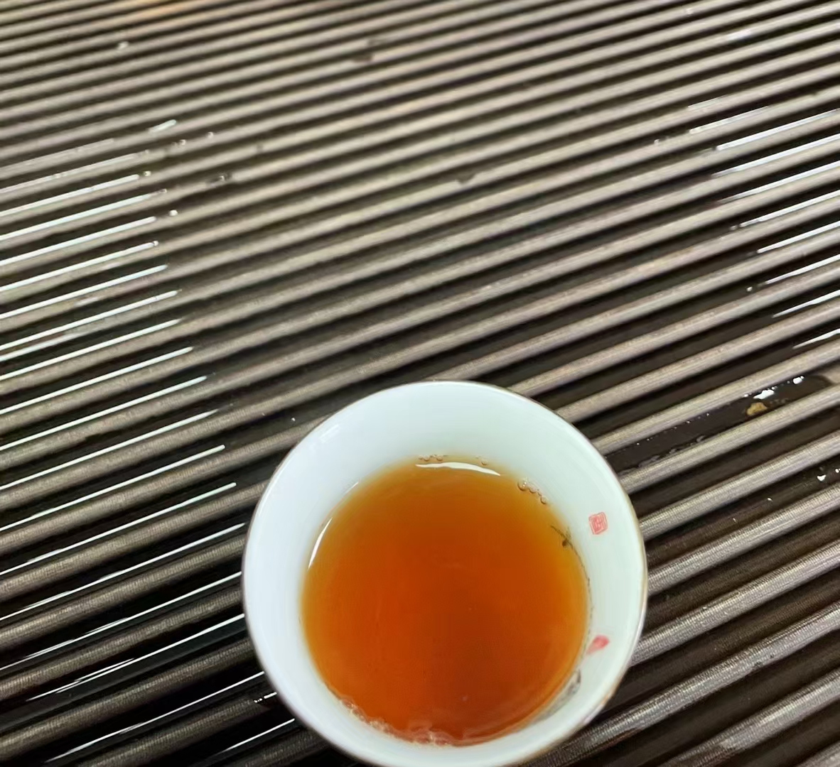 1999年昆明陈年普洱茶厂,宫廷普洱青砖配图4