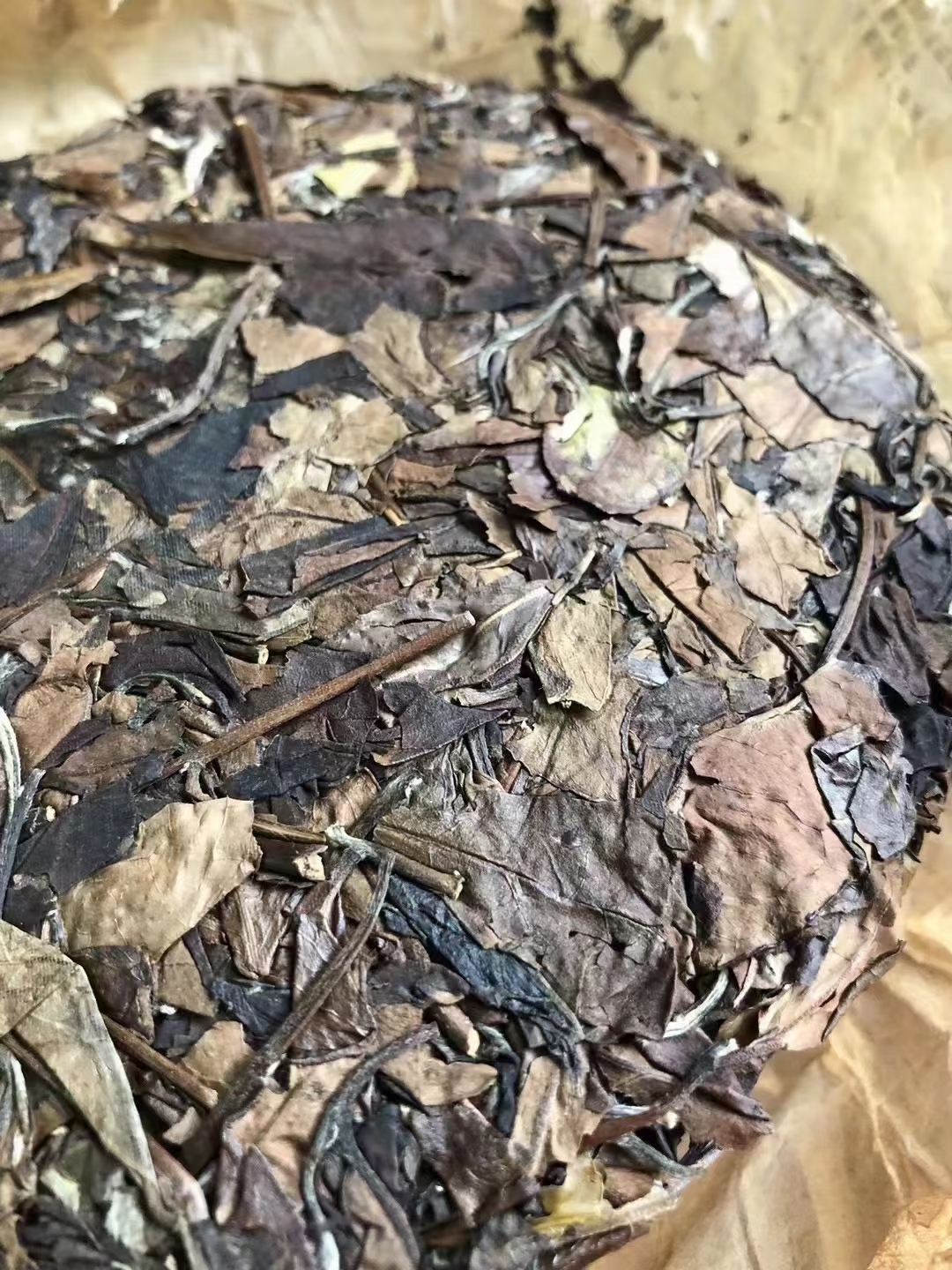 98年中茶悦泰 ·上觉 老枞白茶配图1