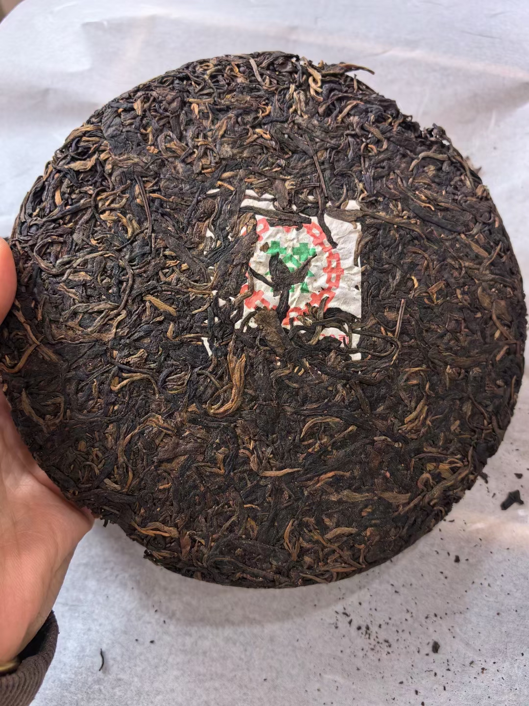 201批中茶7532绿印青饼配图3