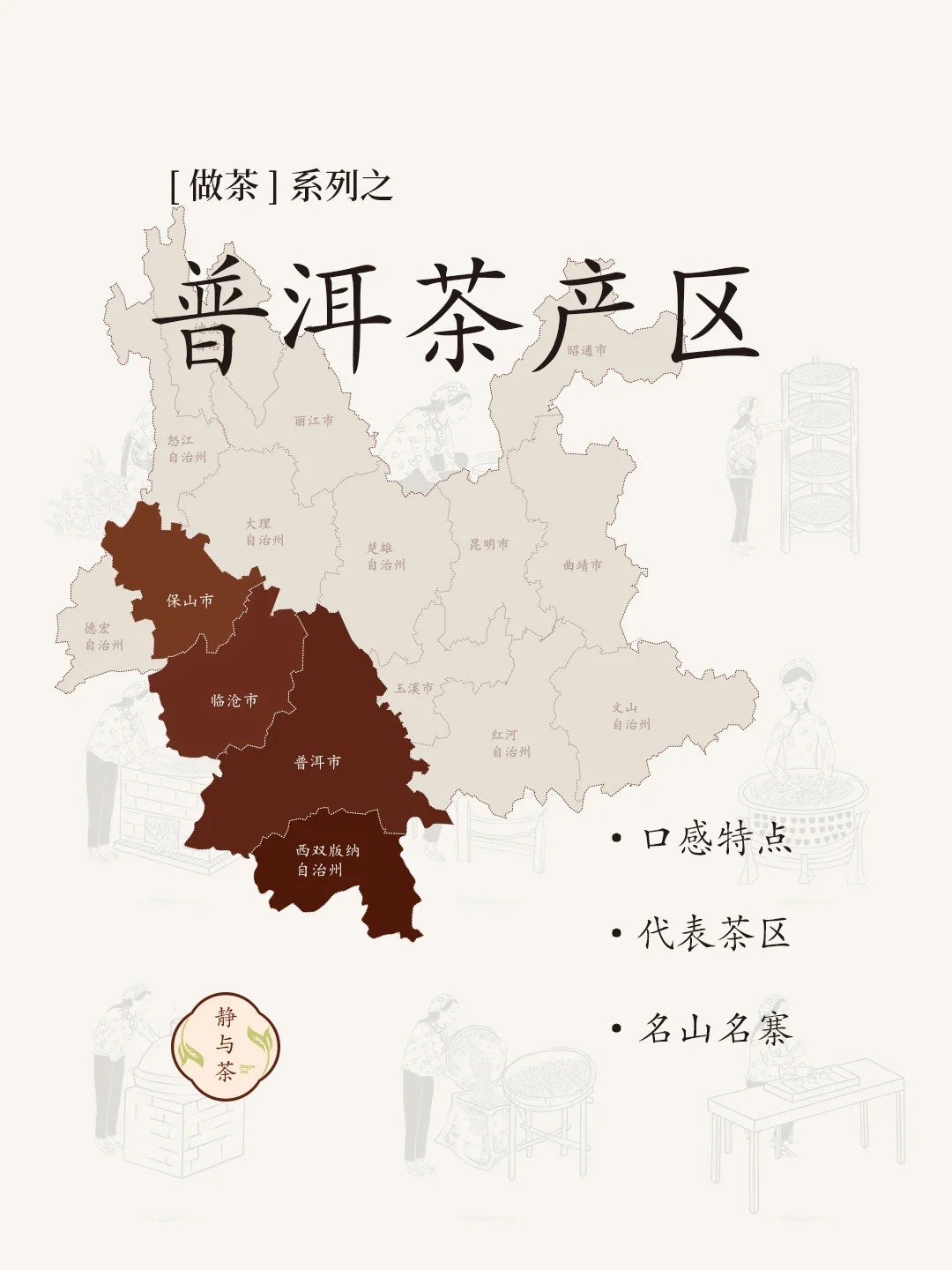 普洱茶知识 | 挑名山名寨终于有谱了配图1