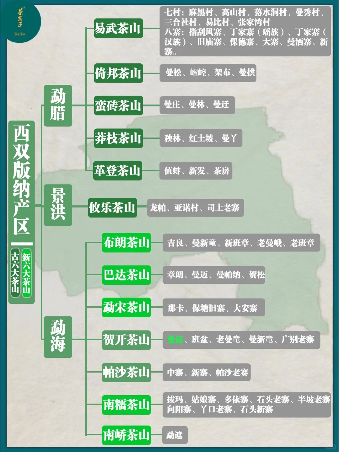 ☑️建议收藏!普洱茶三大产区及分级体系配图3