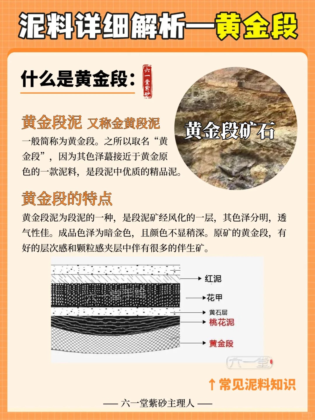 🔍紫砂干货|黄金段泥料详解一看就明白!配图1