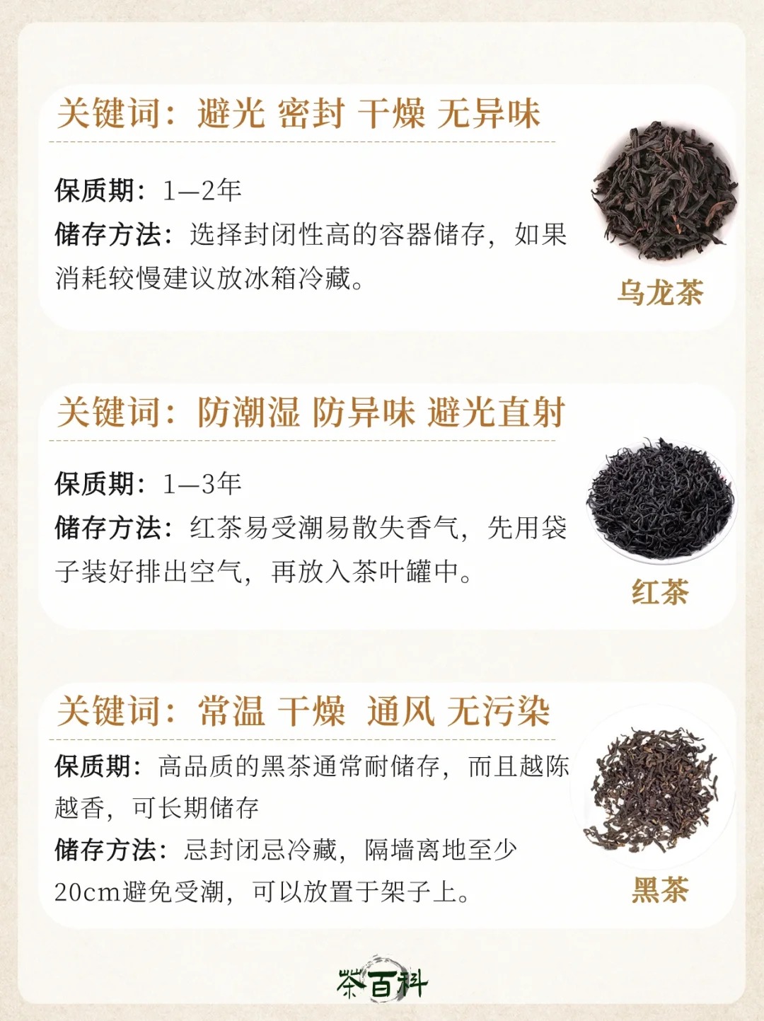 六大茶类要如何储存,你知道吗?配图2