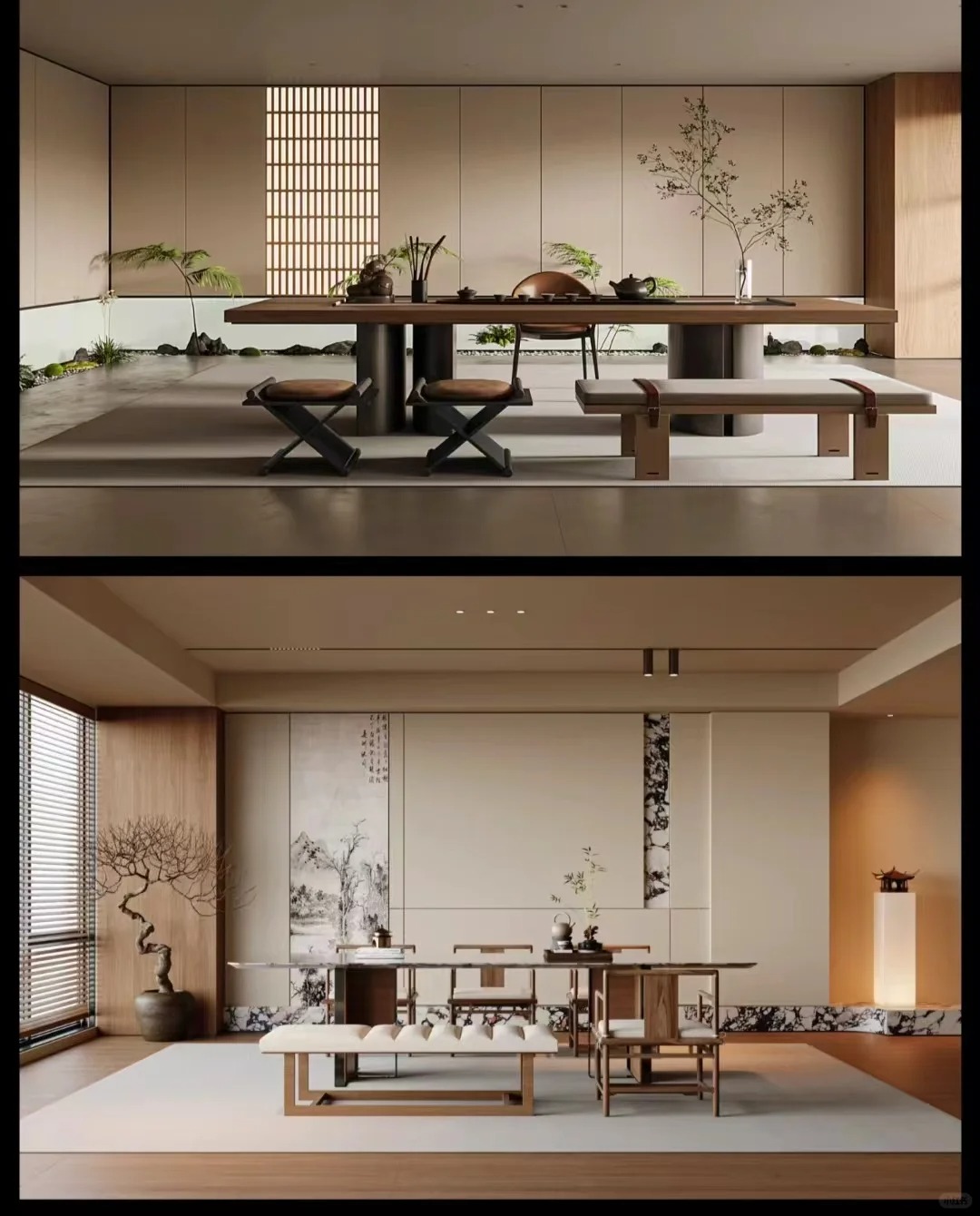 新中式宋风茶室 | 禅意静谧配图5