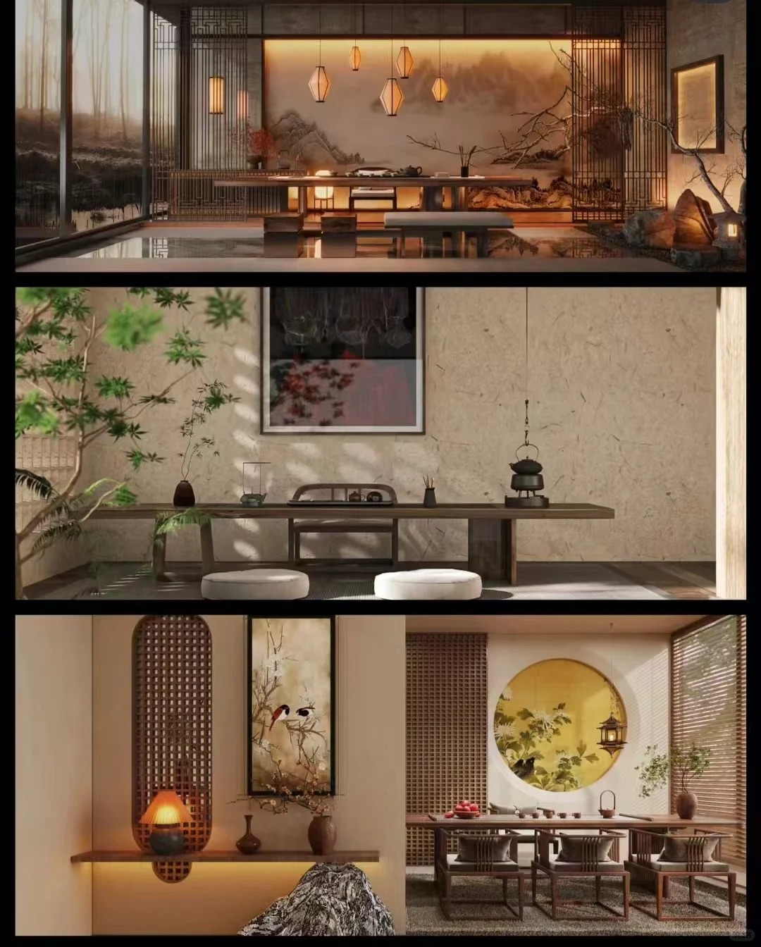 新中式宋风茶室 | 禅意静谧配图6
