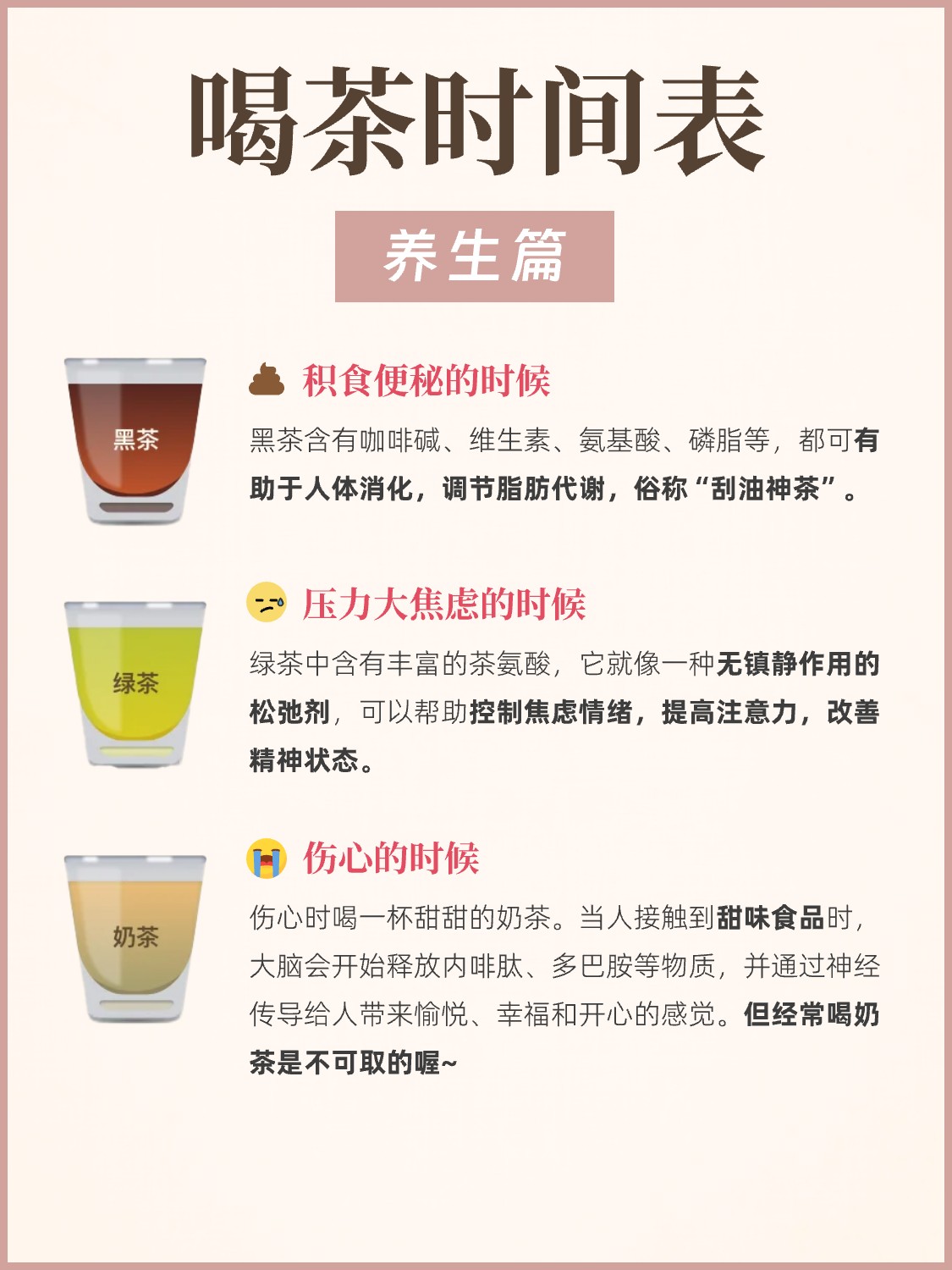 茶的基本知识|日常喝茶时刻表了解一下配图2