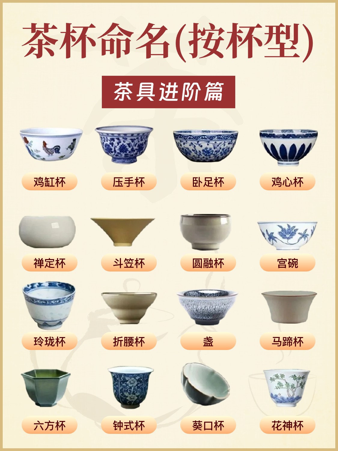 9张图看懂茶杯是如何命名的?配图1