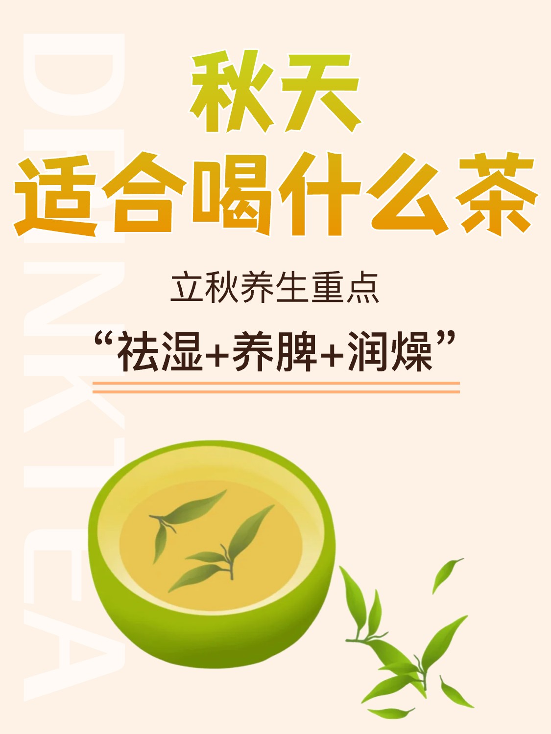 科学饮茶,养生又润燥丨秋天适合喝什么茶配图1