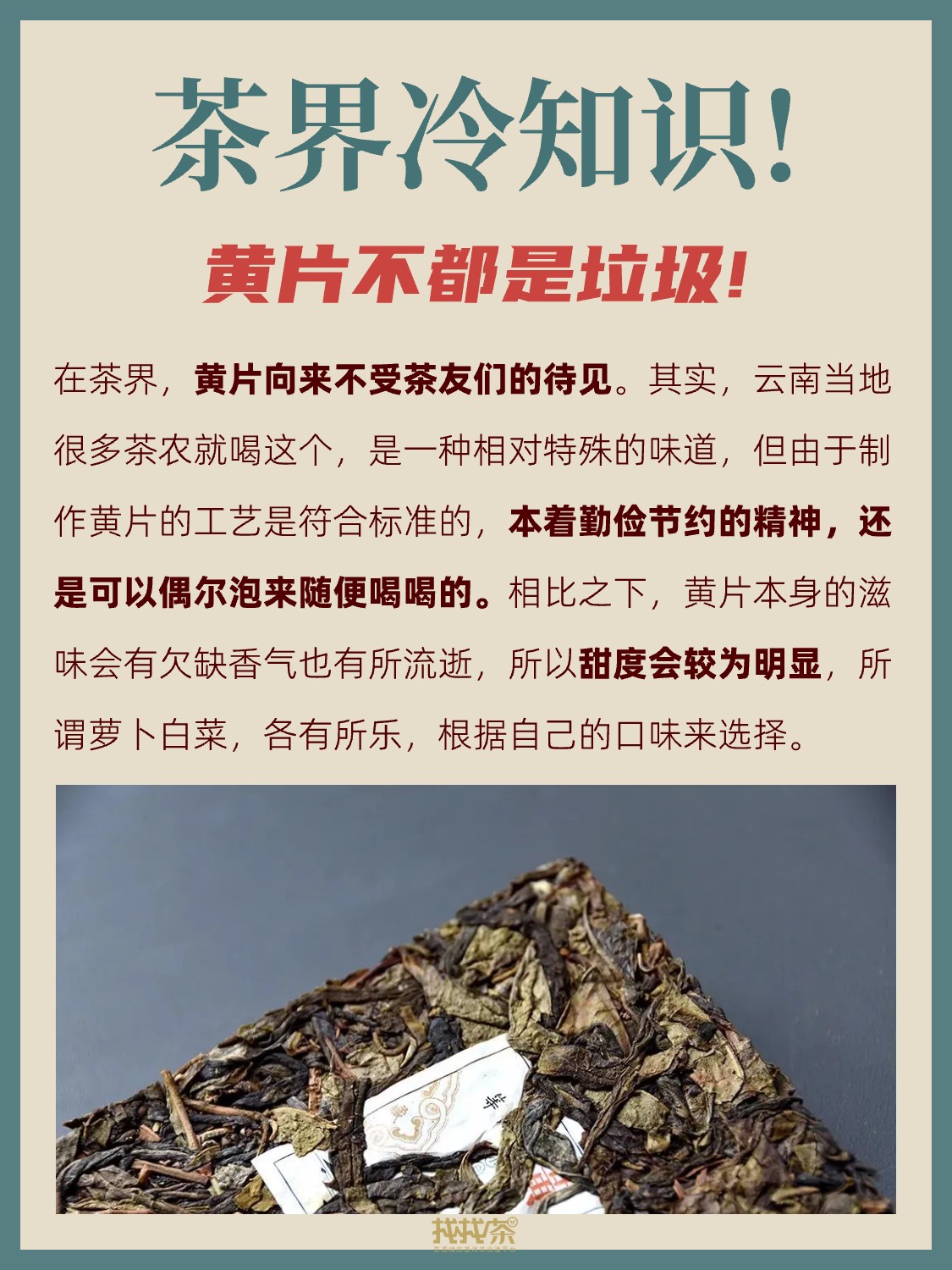 茶界冷知识,你一定没听过!配图2
