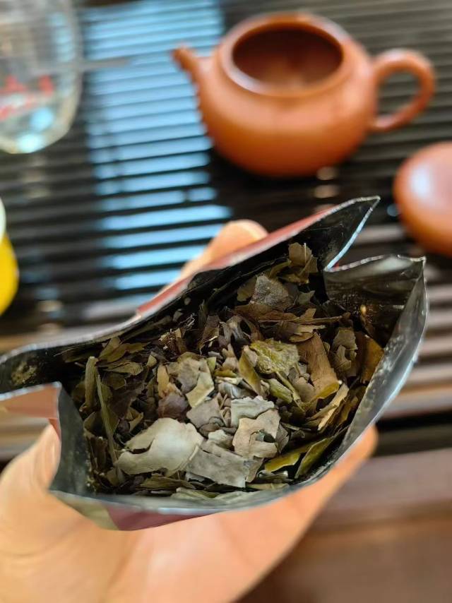 99年北堂眉寿老枞冰片白茶配图4