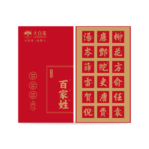 2025大白菜百家姓 普洱茶(生茶)紧压茶茶品图