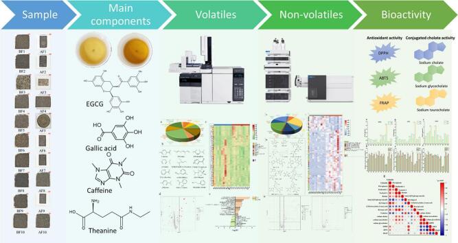 Effects of the flowering process on the metabolite profiles and bioactivities of