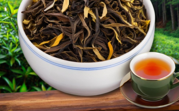 金骏眉干茶与茶汤