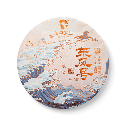 2021年东风号青饼茶品图